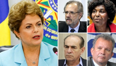 Dilma e nova equipe